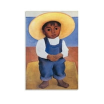 Diego Rivera 《Work Little Boy》Wall Art Prints Poster Wall Art Picture Painting Poster Canvas Print Posters Artworks Bedroom Living Room Decor 16x24inch(40x60cm)