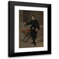 thumbnail image 1 of Diego Velázquez 13x18 Black Modern Framed Museum Art Print Titled - Portrait of the Jester Calabazas (C. 1631-32), 1 of 5