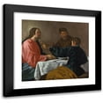 thumbnail image 1 of Diego Velázquez 21x20 Black Modern Framed Museum Art Print Titled - The Supper at Emmaus (1622-23), 1 of 5