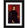 thumbnail image 1 of Diego Velazquez 2x Matted 20x24 Black Ornate Framed Art Print 'King Philip IV of Spain', 1 of 2