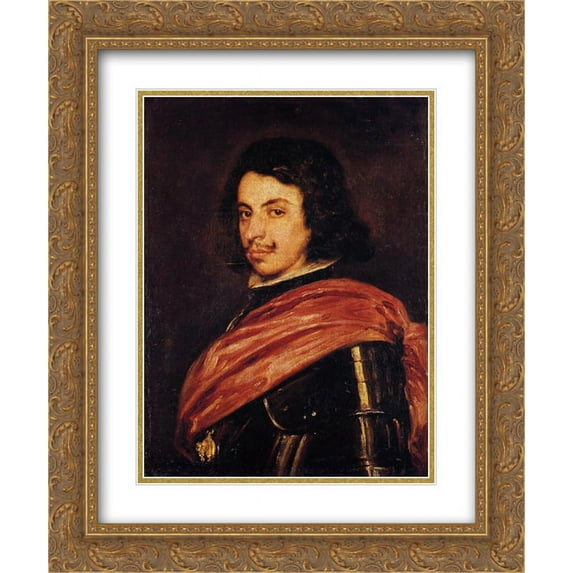 Diego Velazquez 2x Matted 20x24 Gold Ornate Framed Art Print 'Francesco II d'Este, Duke of Modena'