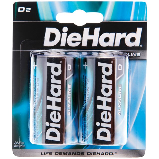 Diehard 411140 D Batteries, 2Pk