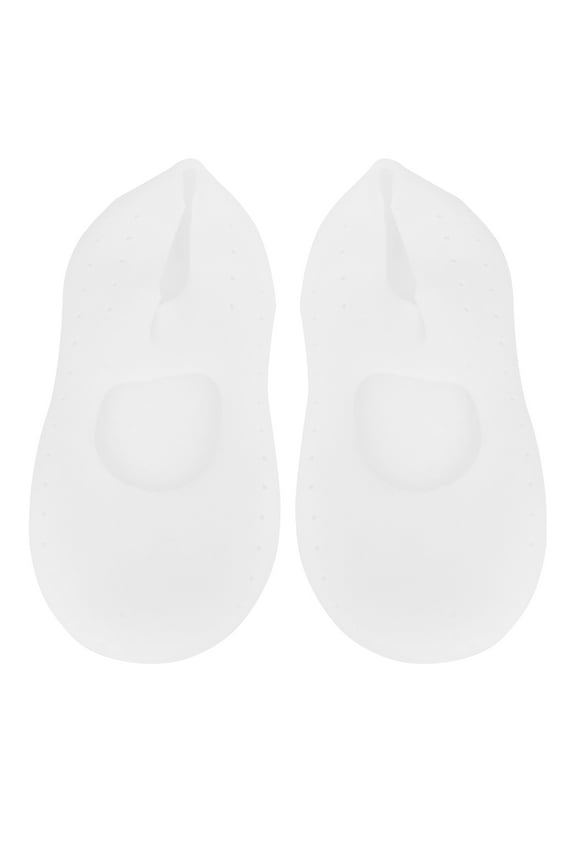 1 Pair Elastic Boat Socks Breathable Hole Socks Waterproof Room Socks for Women Men Size S White