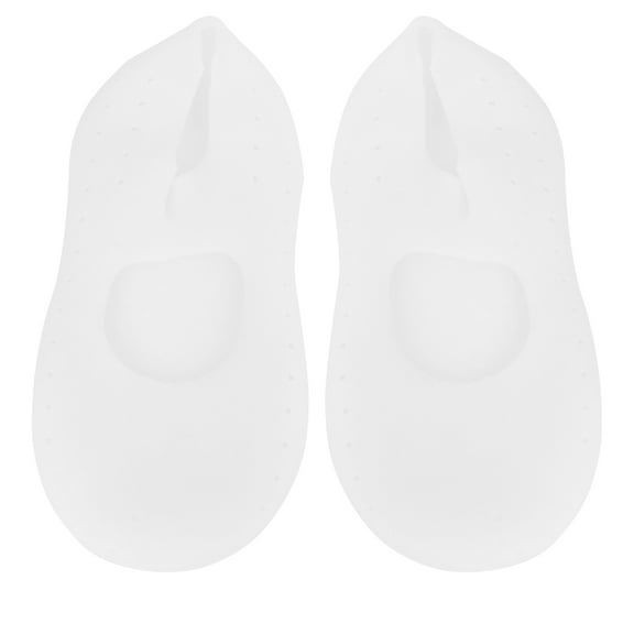 Diekin 1 Pair Elastic Boat Socks Breathable Hole Socks Waterproof Room Socks for Women Men Size S White