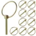 thumbnail image 1 of Diekin 10 Pcs Lynch Pins Hardware Pins Locking Pins Tractor Pins Iron Clip Pins Heavy Duty Lynch Pins For Trailers Tractors Mower 3/16inch, 1 of 6