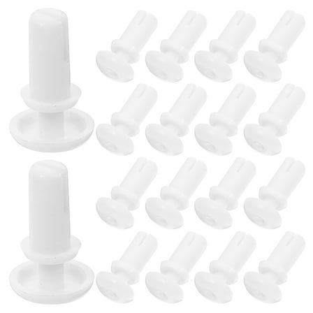 Diekin 100pcs Plastic Rivets for Cars White Auto Clip Replacement Nylon Bumper Clips Car Fastener Clips Trim Panel Clips Push Retainer Clips Kit