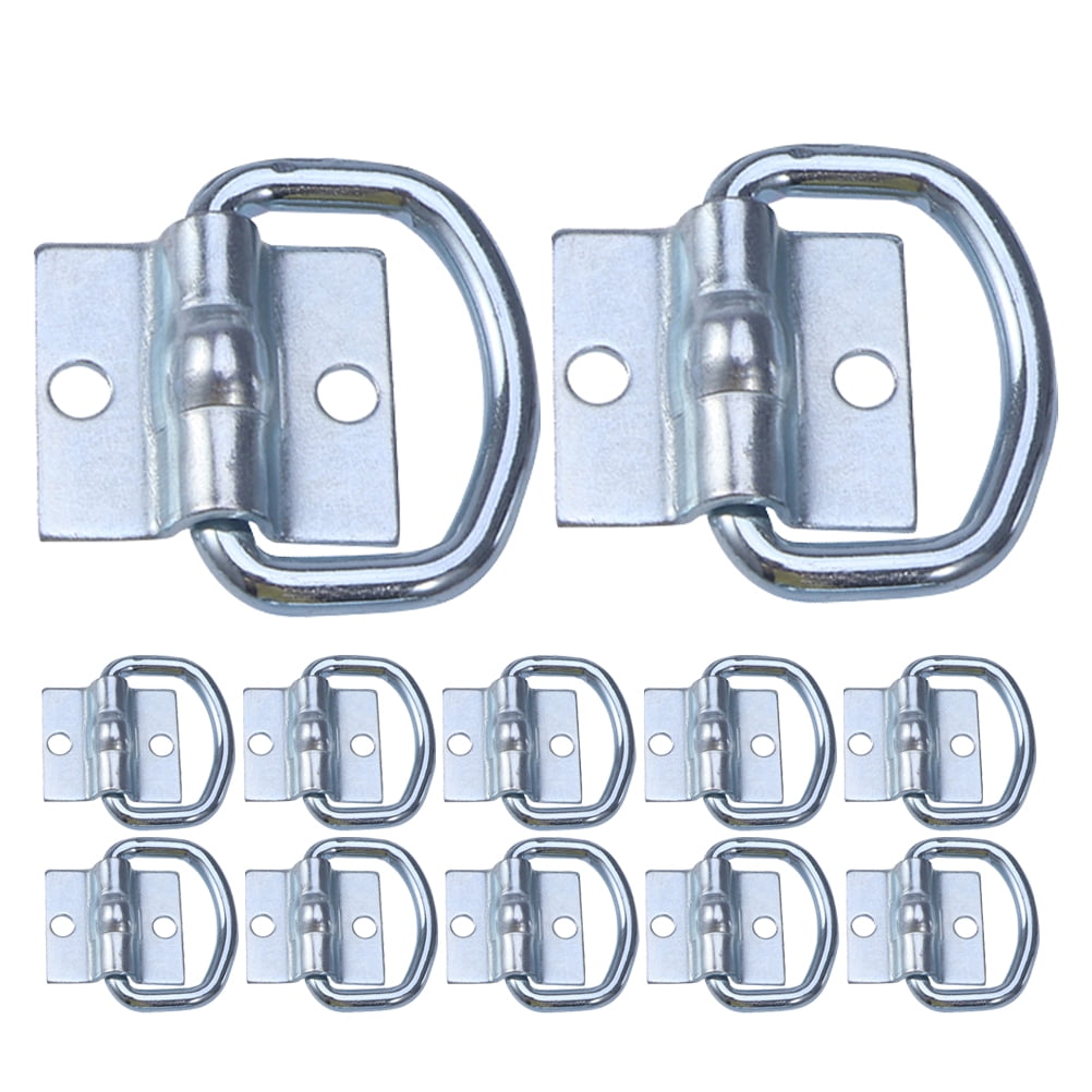 Diekin 12pcs Tie Down Anchor Trailer D Ring Replacement Trailer Tie Down Anchor Accessory