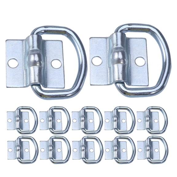 Diekin 12pcs Tie Down Anchor Trailer D Ring Replacement Trailer Tie Down Anchor Accessory