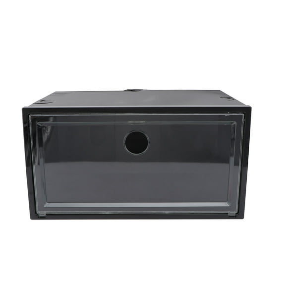 Diekin 1Pc Side Opening Creative Shoes Case Plastic Shoes Container Home Supply