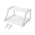 thumbnail image 1 of Diekin 1Pc Wall-mounted Router Holder Punch-free Router Rack Storage Rack (White), 1 of 6
