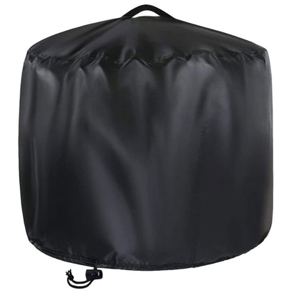 Diekin 1Set Round Fire Pit Cover Outdoor Fireplace Protector Dust-proof Patio Fire Pit Cover