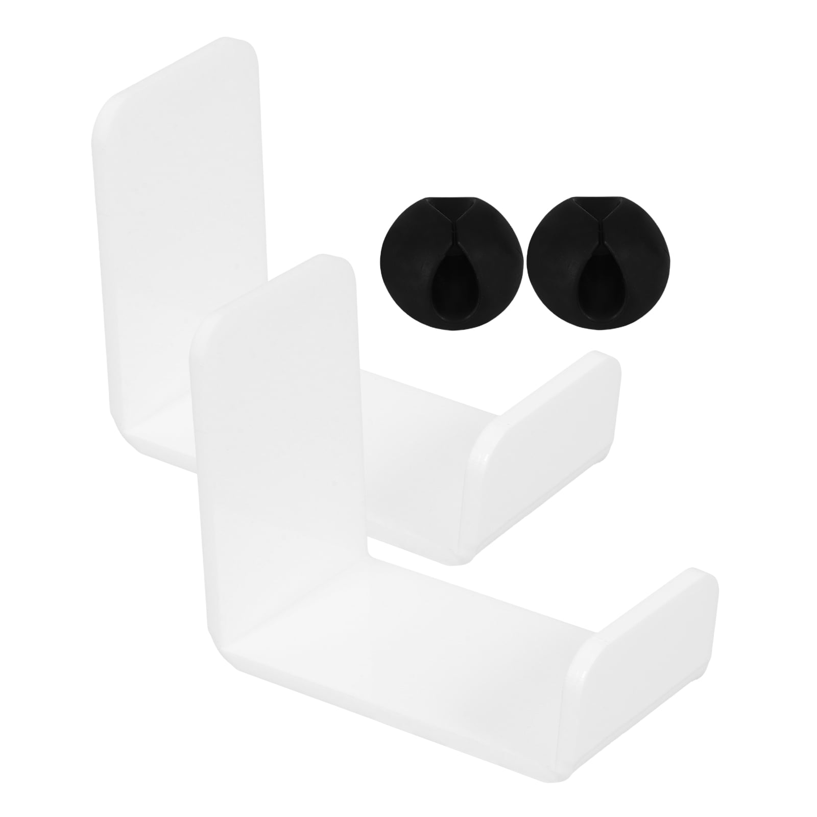 Headphone Pvc Rack Diekin 2 Sets Headphone Stands Headset Displaying Racks Wall Mounted ...