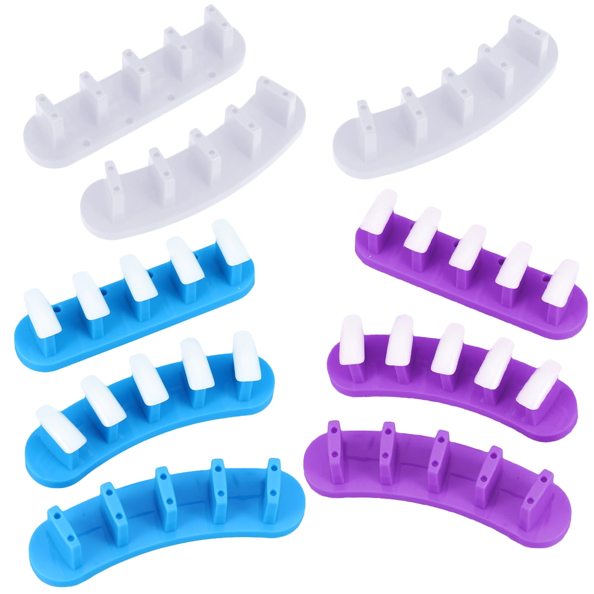 Diekin 3 Sets/9pcs Manicure Practice Frame Practice Racks Nail Art ...