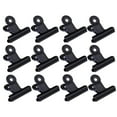 thumbnail image 1 of Diekin 30pcs Note Clips Metal Binder Clips Practical Note Storage Clips Durable Fixing Clips for Restaurant Office Home (22mm Black), 1 of 6