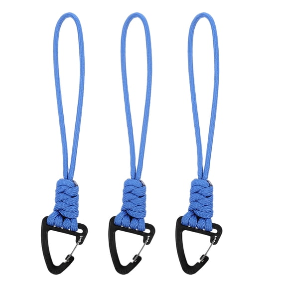 Diekin 3Pcs Lanyard with Carabiner Anti-lost Keychain Lanyard Outdoor Emergencies Lanyard