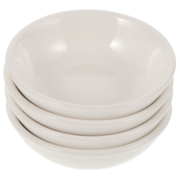 HEALEEP Ceramic Sauce Dish 4Pcs 3 Inches