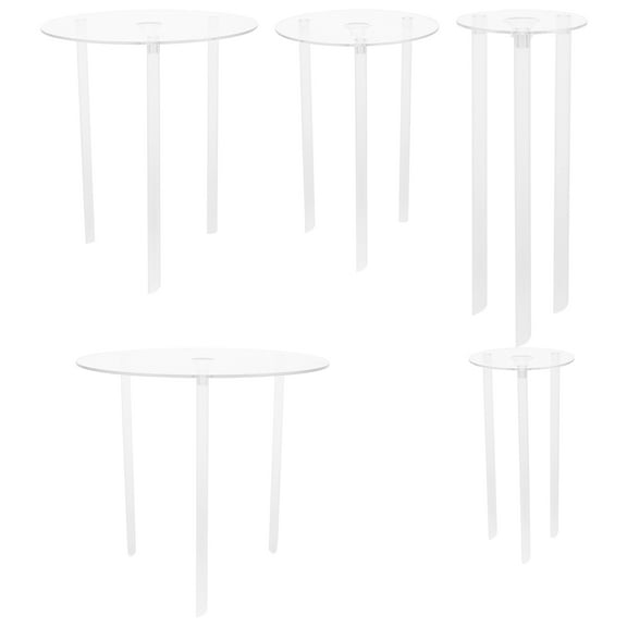 Diekin 5 Sets Cake Dowel Rods Tiered Cake Support Rods Cake Stacking Cake Dowels Plastic Cake Supports Sticks Cake Dowel Rods Set