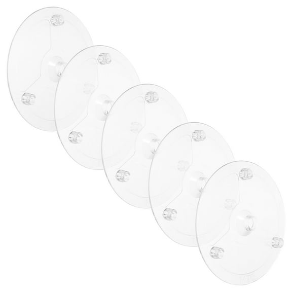 Diekin 5Pcs Cake Board for Tiered Cake Reusable Plastic Multi-layer Cake Separator Plate for Tiered Cake Construction