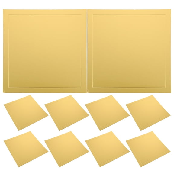 Diekin 5pcs Cake Boards Thicken Square Cake Boards Square Cardboard Cake Base DIY Cake Board
