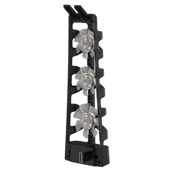 Diekin Cooling Fan Compatible for PS5 LED Air Cooler with USB Docking Station
