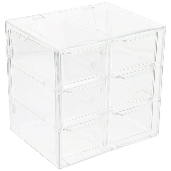 Diekin Desktop Cosmetics Storage Box Tabletop Organizer Tabletop Stationery Holder Desktop Storage Drawer