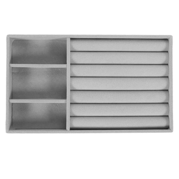 Diekin Jewelry Organizer Tray Drawer Inserts Stackable Jewelry Display Case Jewelry Tray