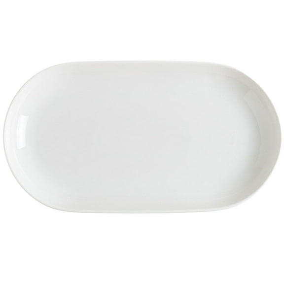 Diekin Oval Serving Plate Ceramic Food Dish Food Serving Plate Household Snack Plate