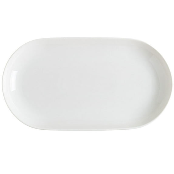 Diekin Oval Serving Plate Ceramic Food Dish Food Serving Plate Household Snack Plate