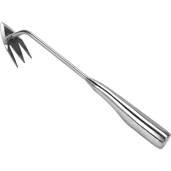 HEALEEP Rake Silver Multi Function Weeder Household Garden 1Pcs