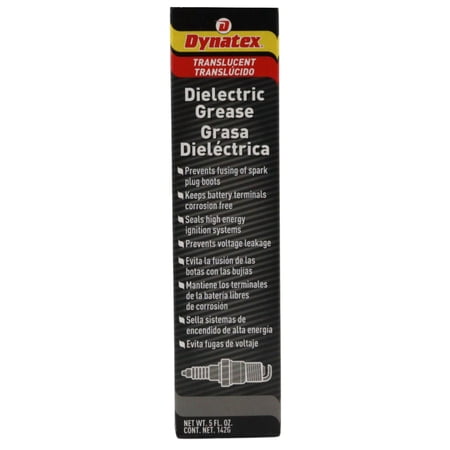 Dynatex Dielectric Grease 5 oz Tube - Silicone-Based, High Temp Vacuum & Water Resistant, Protects Electrical Connections, Non-Hardening (Single)