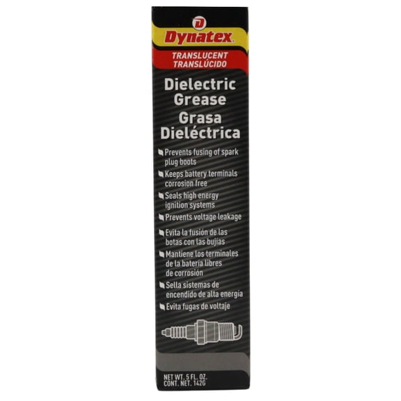 Dynatex Dielectric Grease 5 oz Tube - Silicone-Based, High Temp Vacuum & Water Resistant, Protects Electrical Connections, Non-Hardening (Single)