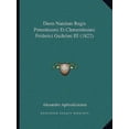 thumbnail image 1 of Diem Natalem Regis Potentissimi Et Clementissimi Friderici Guilelmi III (1822) Paperback, 1 of 1