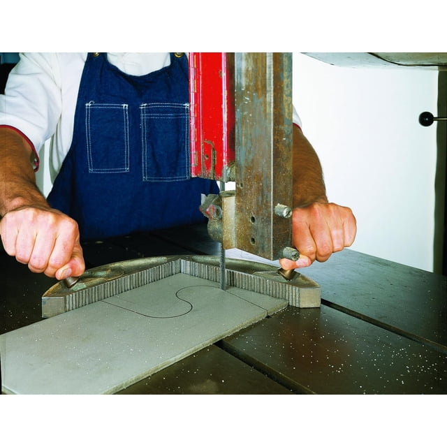Magnate Carbon Tool Steel Bandsaw Blade - 113" Length, 3/8" Width, 10 Raker Tooth For Wood & Soft Metals