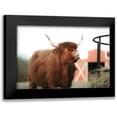 thumbnail image 1 of Diener, Dakota 14x11 Black Modern Framed Museum Art Print Titled - Hungry Cow II, 1 of 5