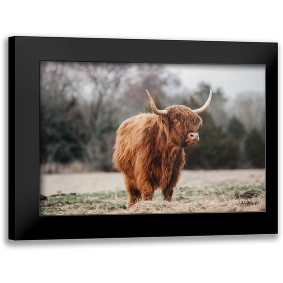 Diener, Dakota 18x13 Black Modern Framed Museum Art Print Titled - Mom Cow