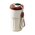 thumbnail image 1 of Dienrx 450Ml White-Red Smart Temperature Display Insulated Mug - 316 Stainless Steel Liner | Leak-Proof, Wide Opening for Easy Cleaning, Travel, Office, Coffee Lovers, 1 of 9