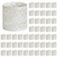 thumbnail image 1 of Dienrx Clearance Hollow Napkin Buckle Towel Paper, 50Pcs Disposable Napkin Rings Cut Foil Paper Napkin Rings Self Adhesive Set of 50 for Table Settings Decoration Dinner Parties Weddings, 1 of 3