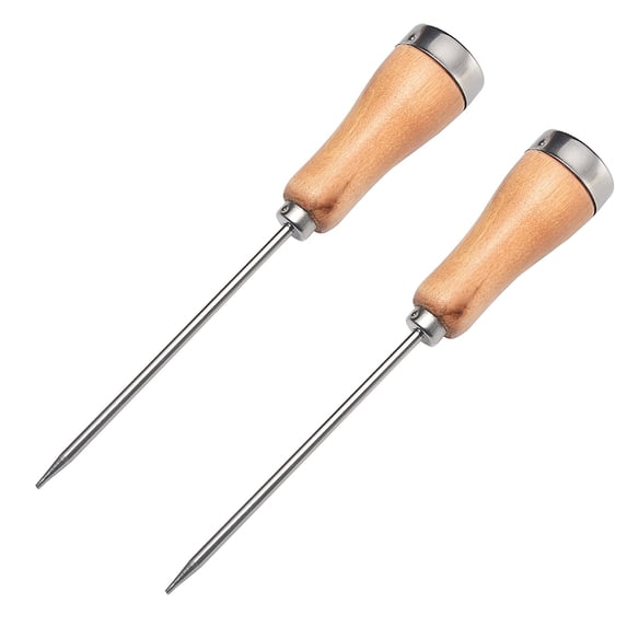 Dienrx Clearance Under $5 2Pcs Stainless Steel Ice Fork - Cocktail Halberd Ice Chisel, Single Fork Design for Bar & Ice Sculpting