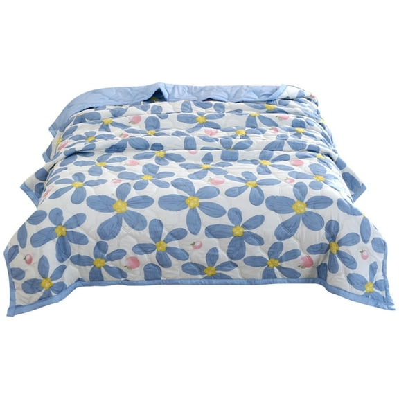 Dienrx Cooling Blanket 100*150Cm - Moisture-Wicking Cotton-Spandex Blanket for Hot Sleepers | Lightweight Breathable Cover for Bed, Sofa, Ac Room, Adults