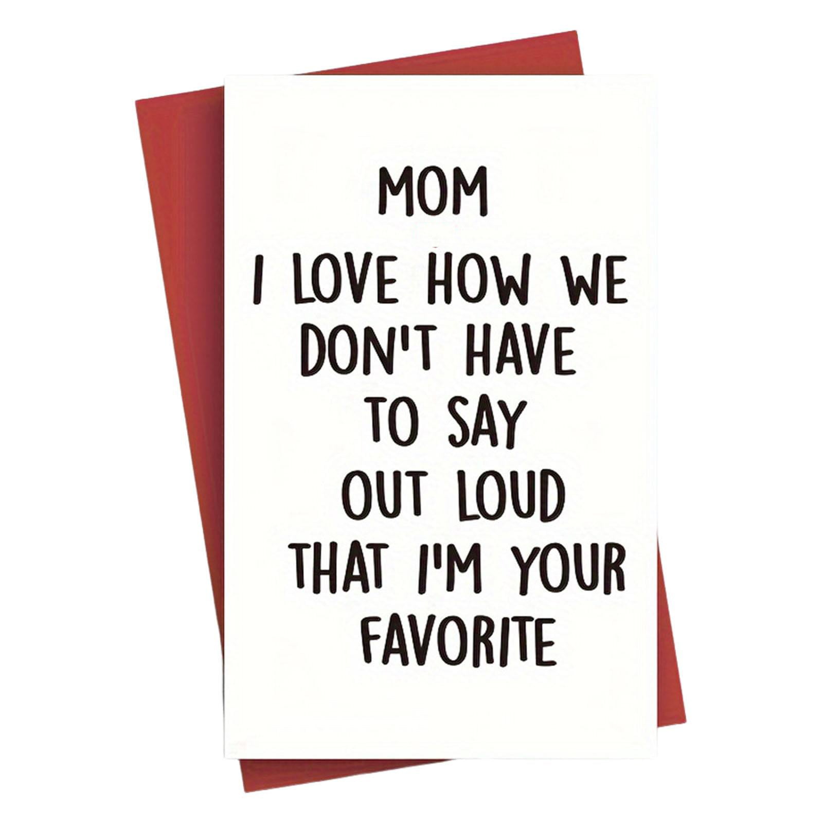 Dienrx Cute Dog Mom Birthday Card, Funny Puppy Greeting for Mother's ...