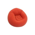thumbnail image 1 of Dienrx Inflatable Couch | Bag Chairs for Adults | Outdoor Blow Up Camping Chairs | Inflatable Lazy Sofa | Perfect for Camping & Home | Orange, 1 of 5
