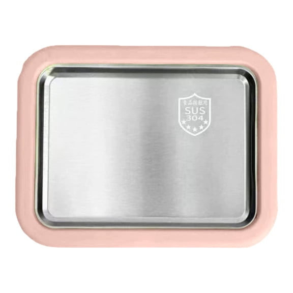 Dienrx Instant Rolled Ice Cream Tray Kit - Professional Stainless Steel Plate with 2 Scrapers for DIY Frozen Treats & Desserts