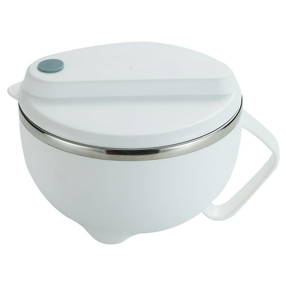 Dienrx Large Ramen Bowl, Ramen Noodle Bowls Microwavable, Ramen Cooker, Microwave Pasta Cooker, Ramen Bowl Microwave Gift for College Male Female Dorm Room, 1X Instant Noodle Bowl