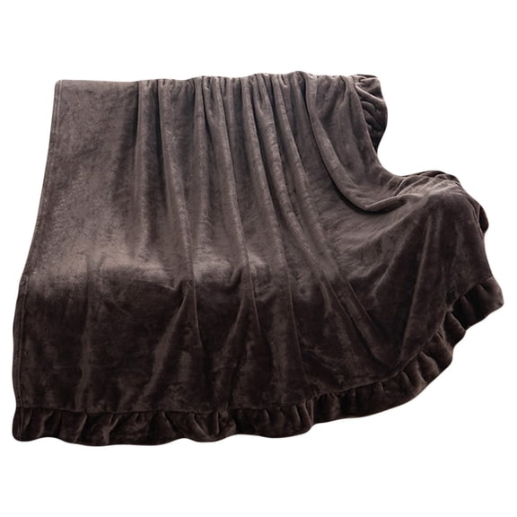 Dienrx Luxe Quilted Throw Blanket - Cotton Filled Spread, Ultra Soft, Cozy Bedding for Living Room Couch, Sofa, Bed, 130X150Cm