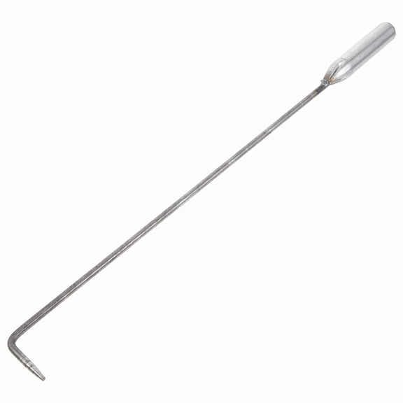 Dienrx Metal Fire Poker Stick, Long Handle Fire Pit Rake Tool, Stove, Bonfire, Grill and Fireplace Accessory for Backyard Camping Use