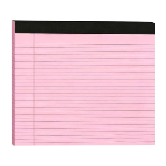 Dienrx Perforated College Ruled Notepad, 11"×9.5" Legal Size Lined Writing Notebook With Cardboard Back, Stationery For Student, Office Notes & Daily To-Do List Recording, 30 Sheets