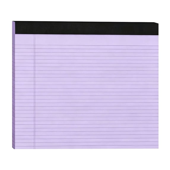 Dienrx Perforated College Ruled Notepad, 11"×9.5" Legal Size Lined Writing Notebook With Cardboard Back, Stationery For Student, Office Notes & Daily To-Do List Recording, 30 Sheets
