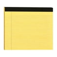 thumbnail image 1 of Dienrx Perforated College Ruled Notepad, 11"×9.5" Legal Size Lined Writing Notebook With Cardboard Back, Stationery For Student, Office Notes & Daily To-Do List Recording, 30 Sheets, 1 of 9