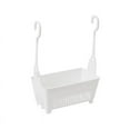thumbnail image 1 of Dienrx Shower Storage Basket with Hooks, Hanging Bathroom Organizer and Drain Bag for Toiletries, Soap, Sponges - Space Saving Shelf for Shower Caddy and Stall, 1 of 8