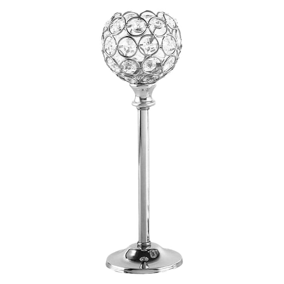 Dienrx Clearance Gold Set Mini Crystal Candle Holders, Candlestick Holders Tealight Candelabras Tall Votive Candlesticks Elegant Candle Stand for Dining Table Centerpiece Wedding Candle Decor